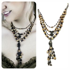 Kinley Sterling Silver Jasper Garnet Necklace